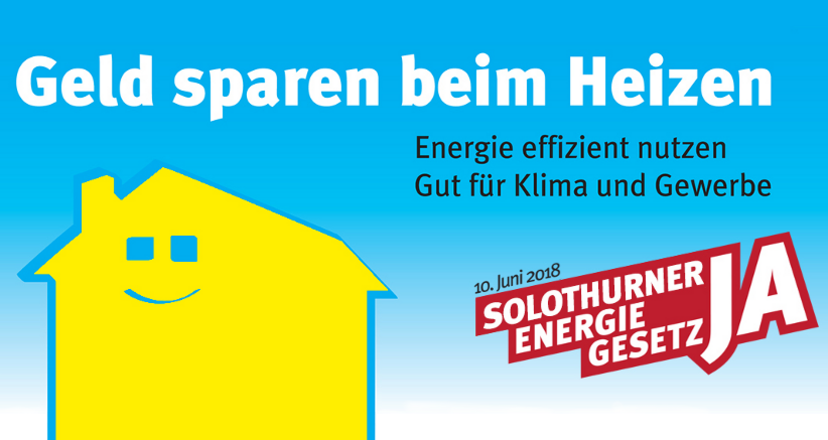 Bild und Logo "Solothurner Energiegesetz JA!"